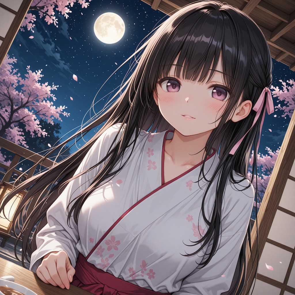 夜桜