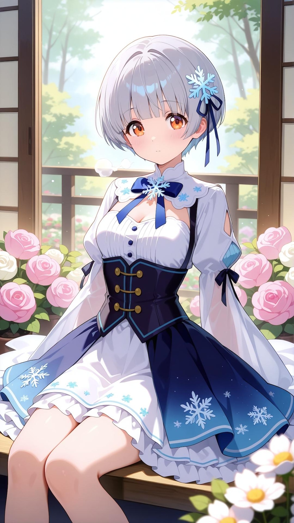 雪のドレスとファンタジー