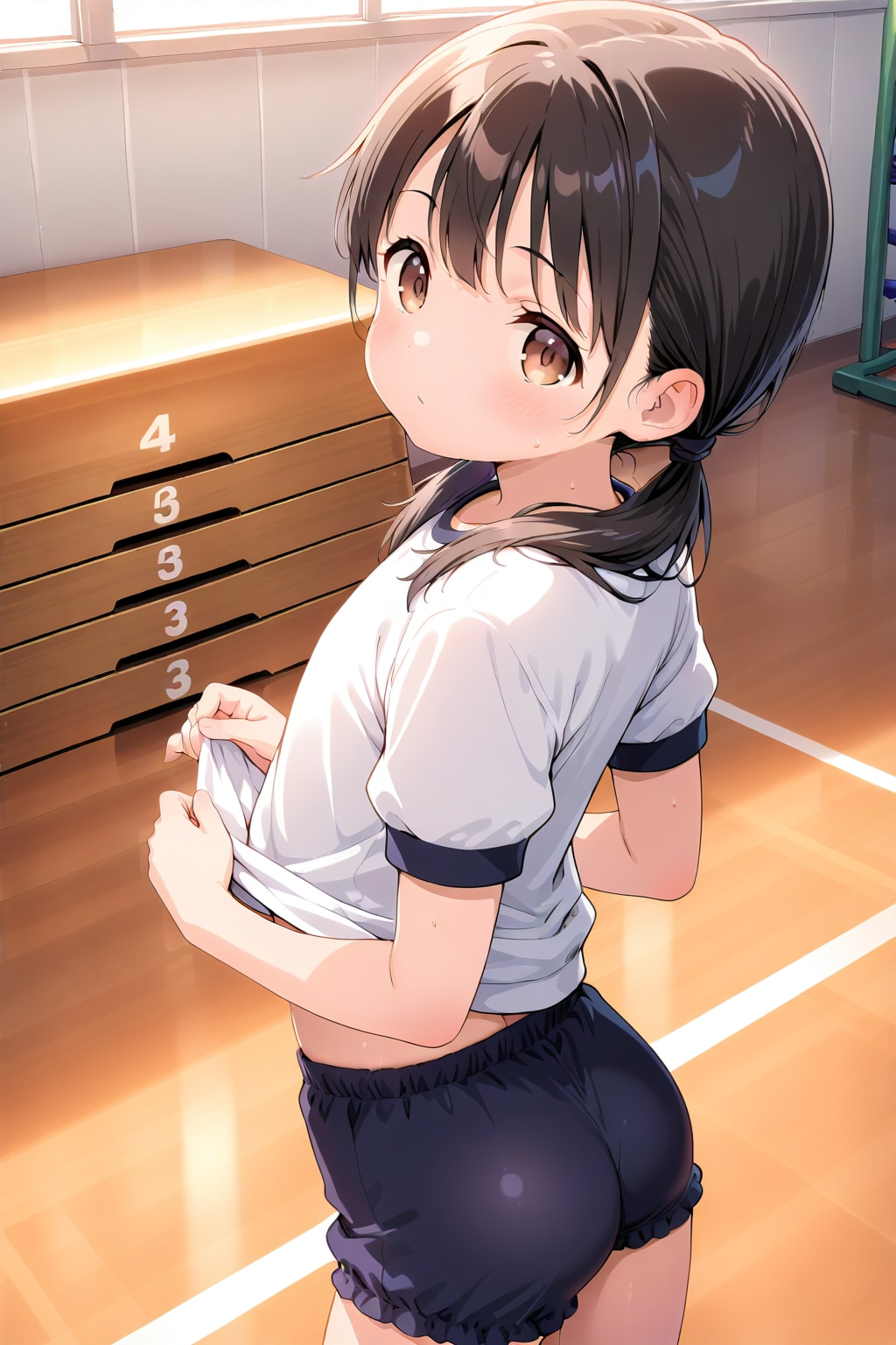 体操服美少女