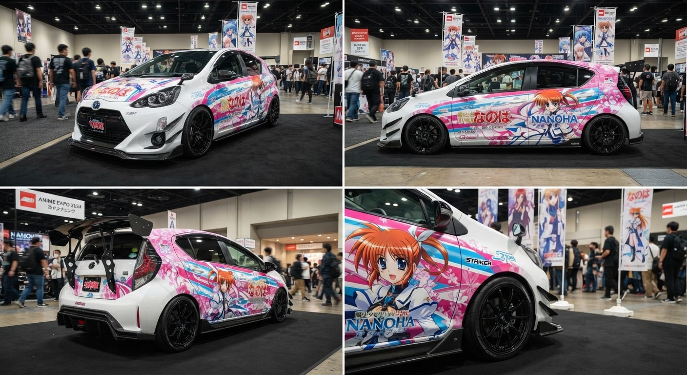 アクア高町なのは痛車 | の人気AIイラスト・グラビア