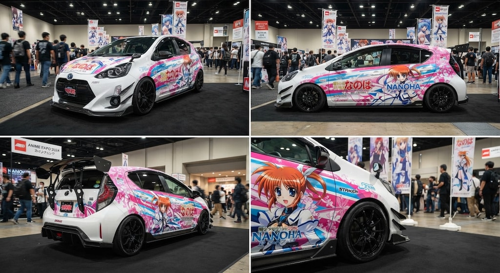 アクア高町なのは痛車