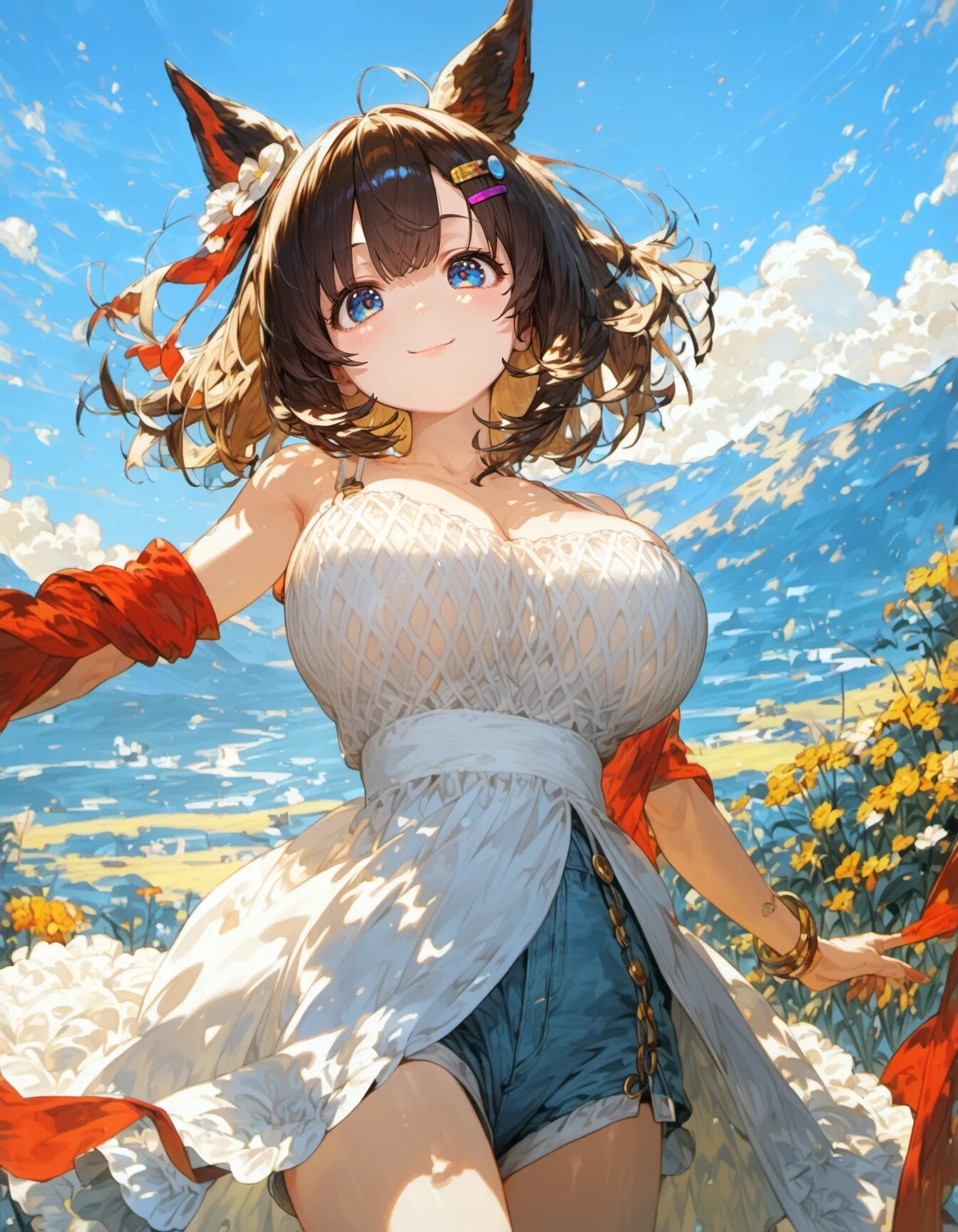 Mountain Meadow Neko | の人気AIイラスト・グラビア