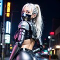 サイバー忍者風美女 3枚目