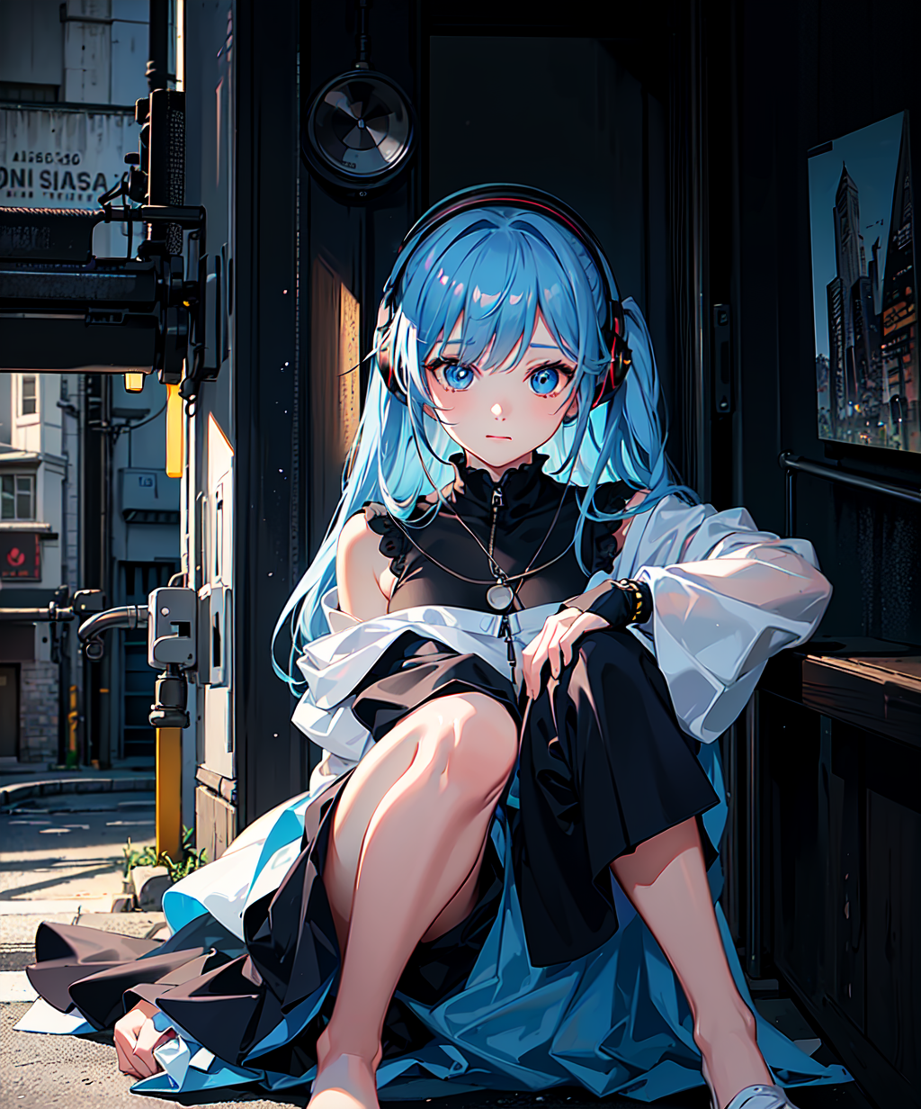 青髪ちゃん