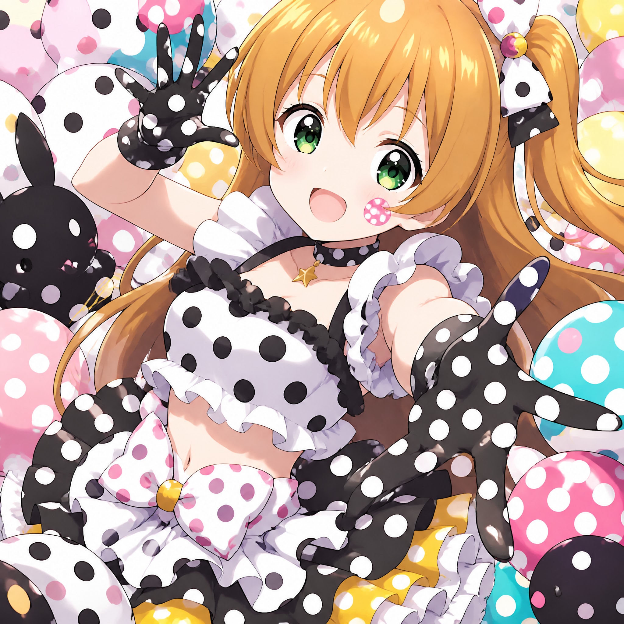 水玉ドレス（１）3時のアイドル　GPTimages2.0 | の人気AIイラスト・グラビア