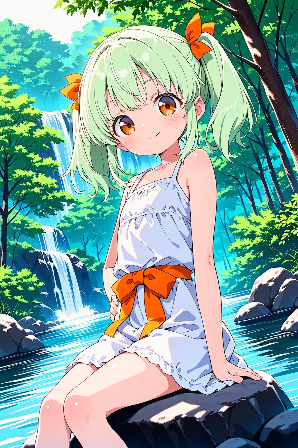 森の中のりおちゃん
