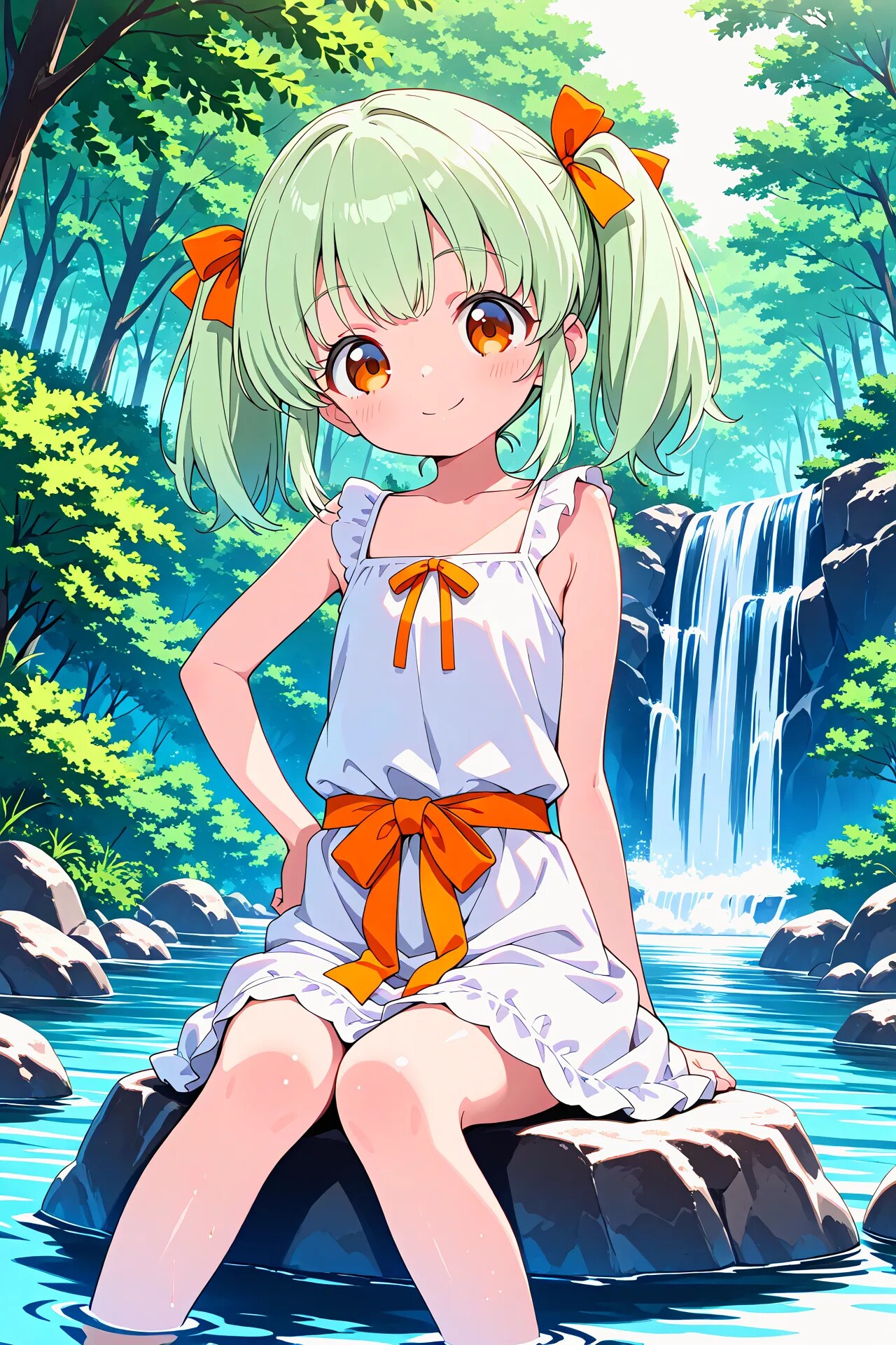 森の中のりおちゃん