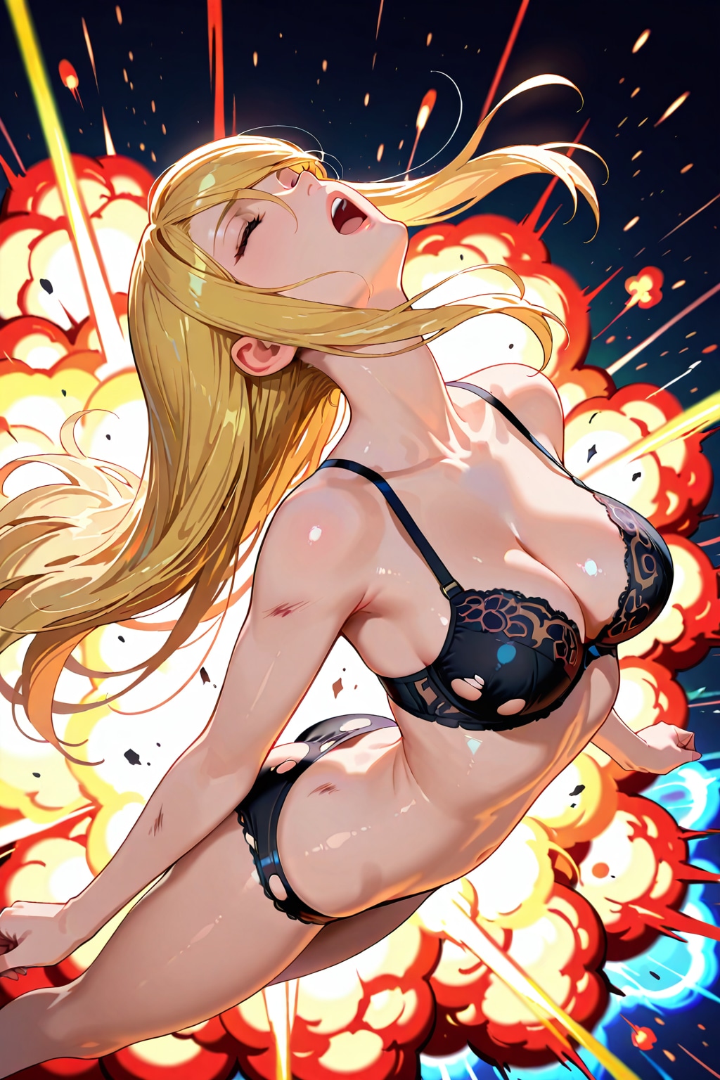 68_メ●ロイド姐さん_3　スーツ大破
