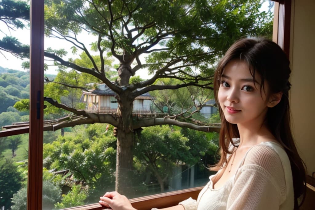 ツリーハウスの貸別荘