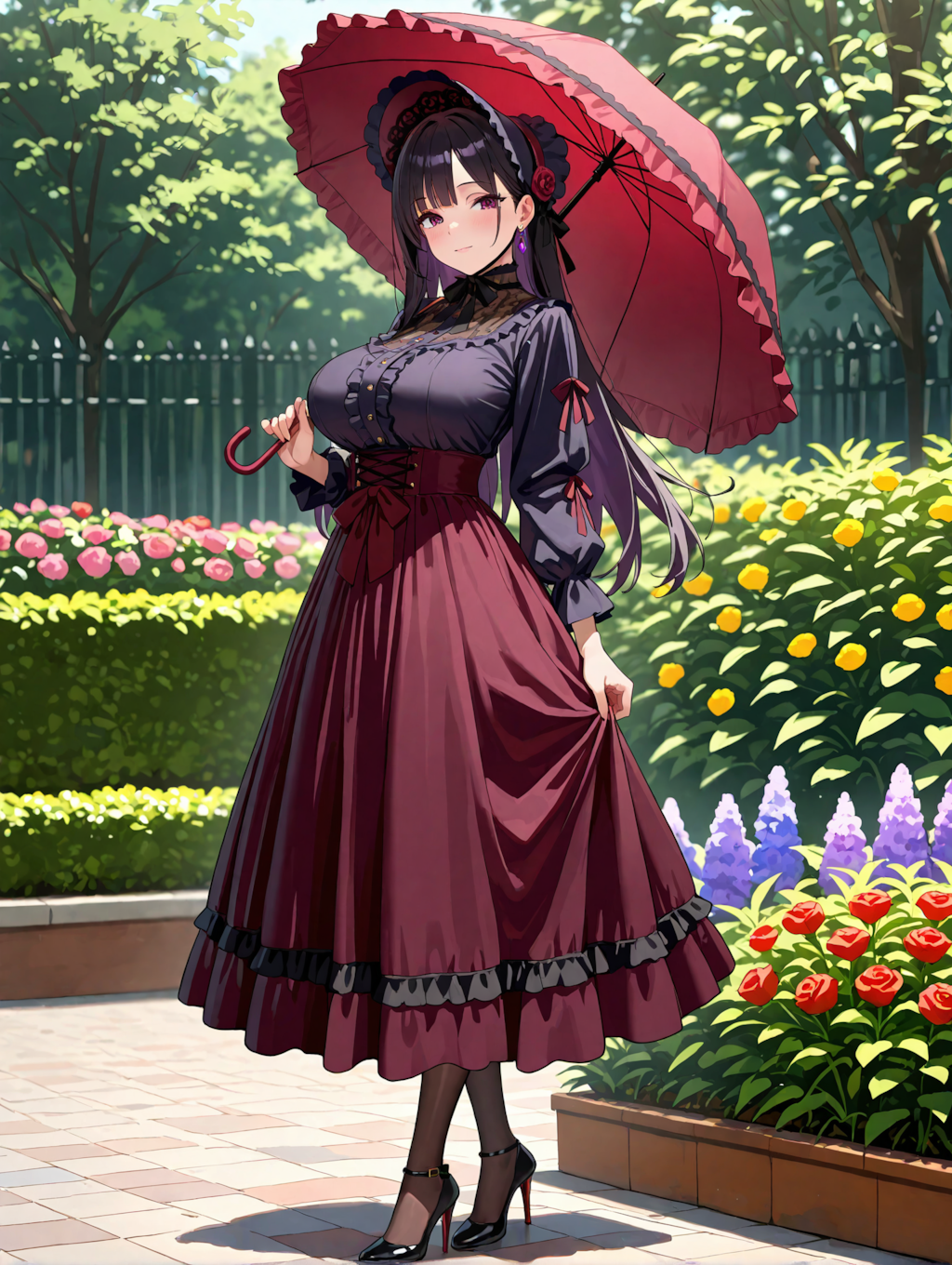 クラシックロリータ衣装の涼音さん