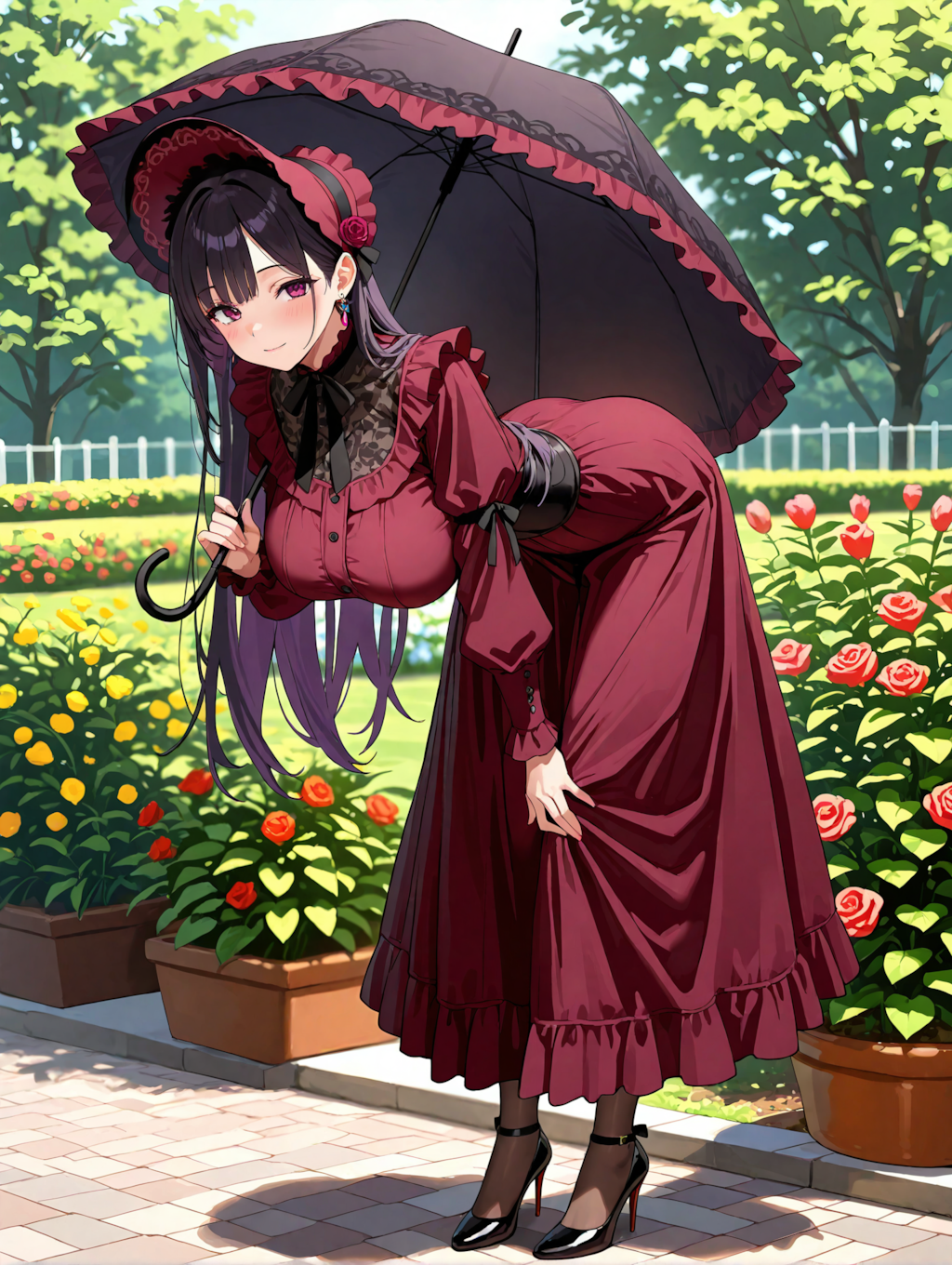 クラシックロリータ衣装の涼音さん