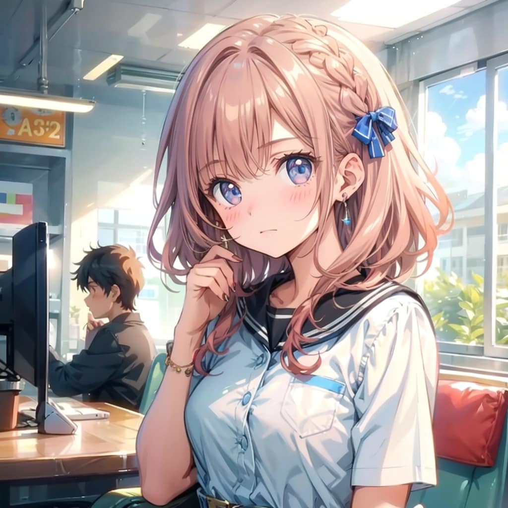 とある授業中の少女 | の人気AIイラスト・グラビア