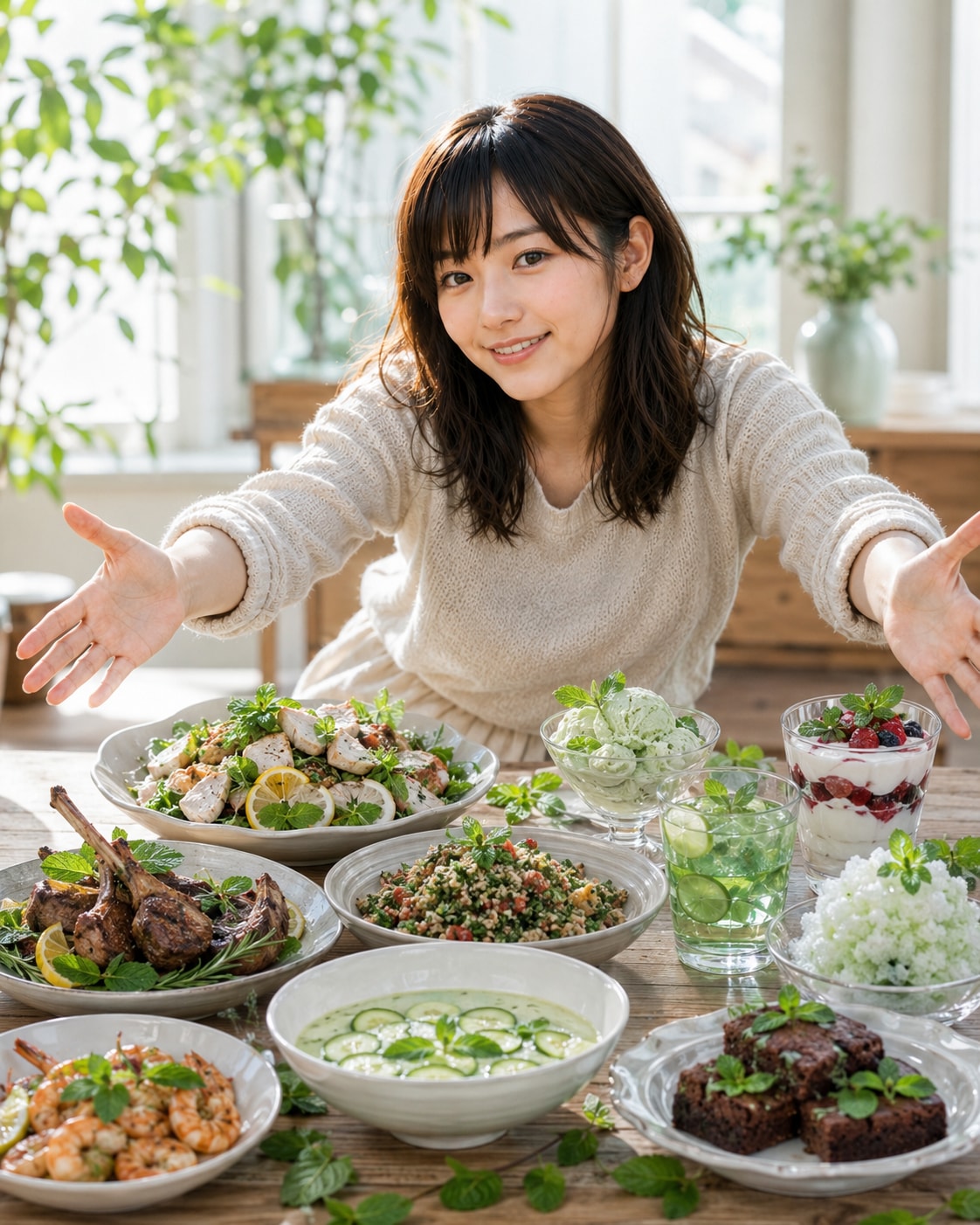 ペパーミントの日　ミント料理を召し上がれ！