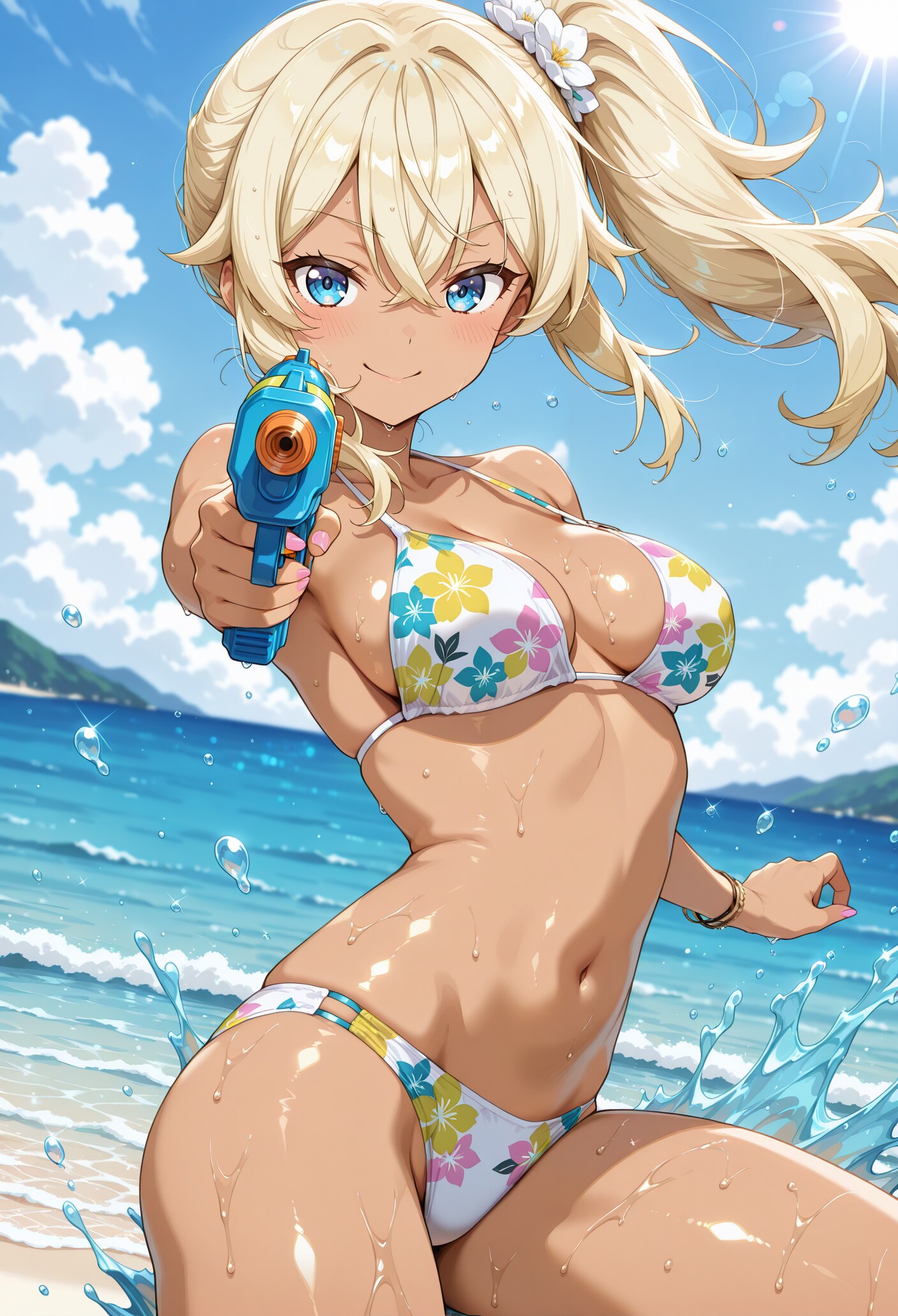 水鉄砲ガール