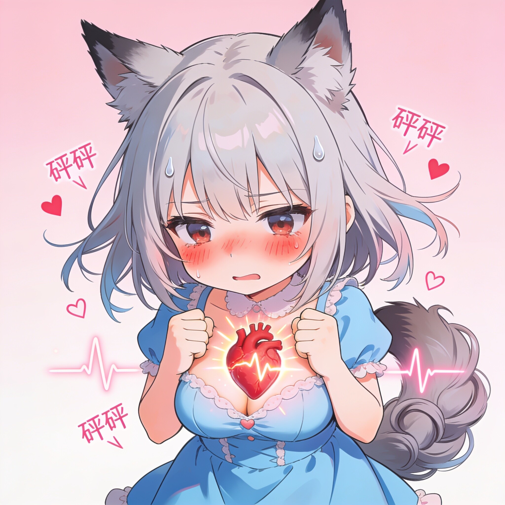 どうしょう❤️ドキドキするとバレちゃう💓🙀