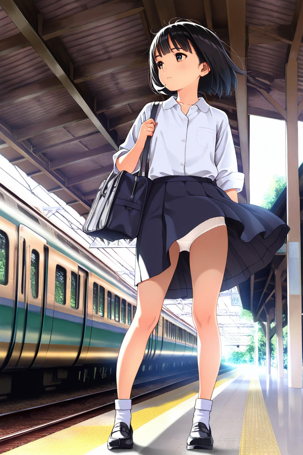 電車通学娘