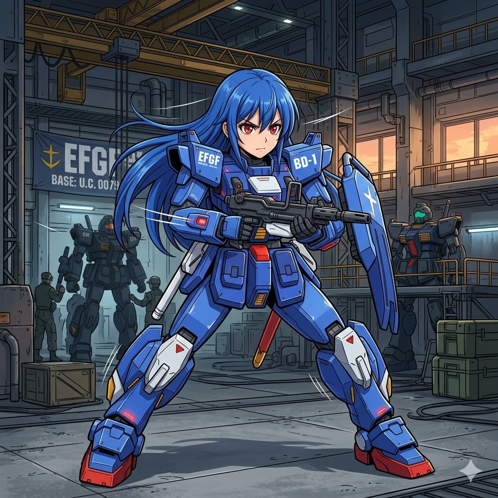 ブルーディスティニー1号機少女