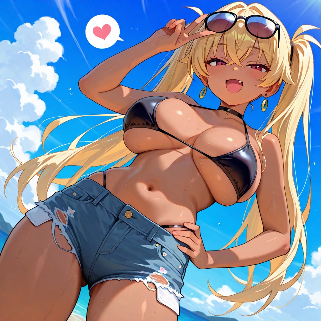 夏が来たギャル