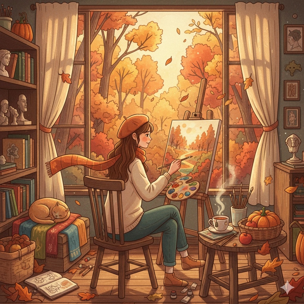 芸術の秋 | の人気AIイラスト・グラビア