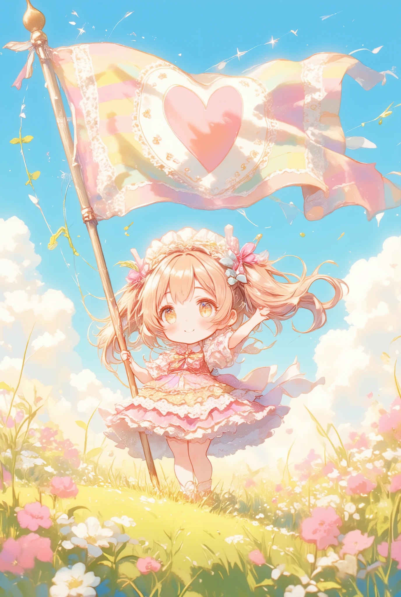 フリフリ国の旗 | の人気AIイラスト・グラビア