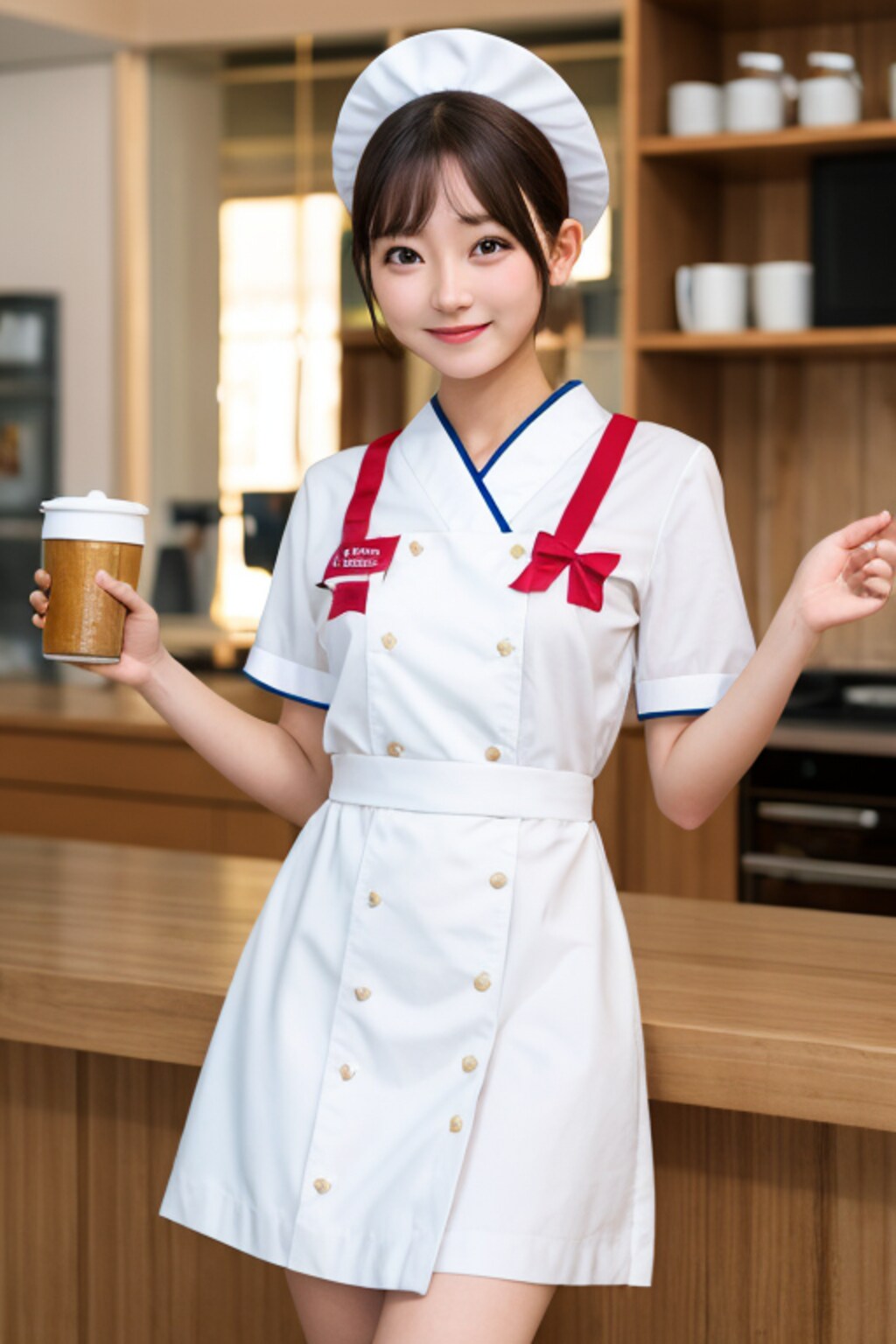 カフェでアルバイト