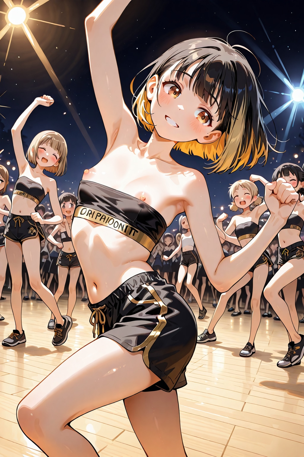 はみ出しても踊り続けるプロ意識