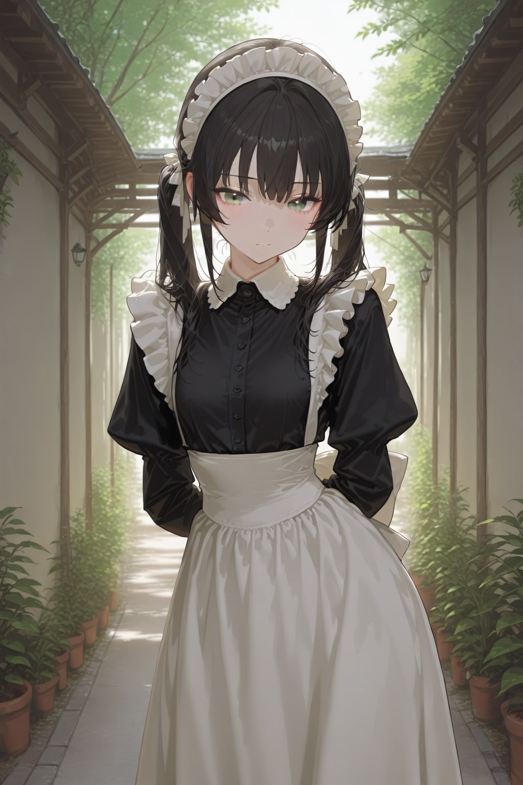 PEGASUSでメイドさん | の人気AIイラスト・グラビア