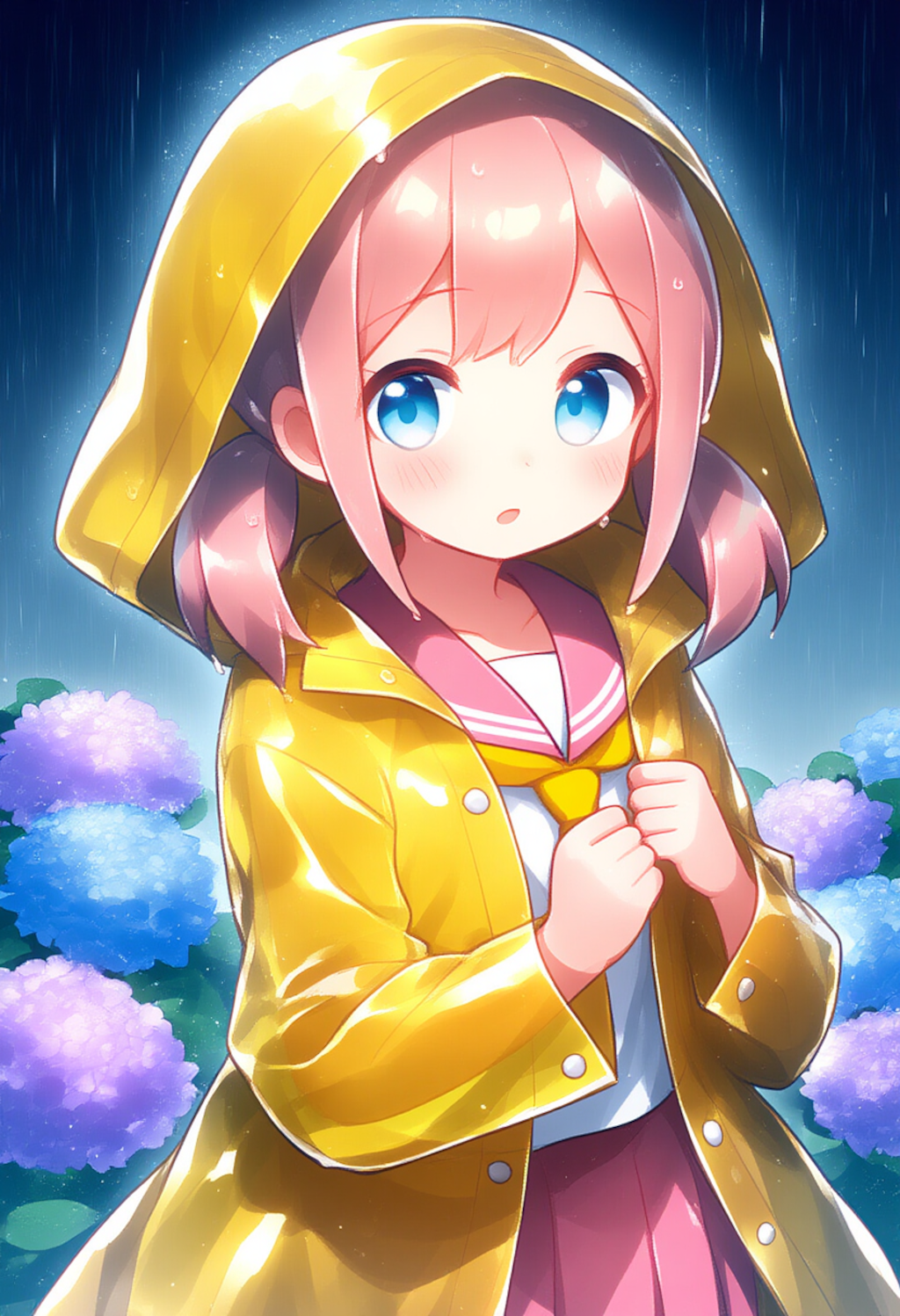 雨と花音ちゃん