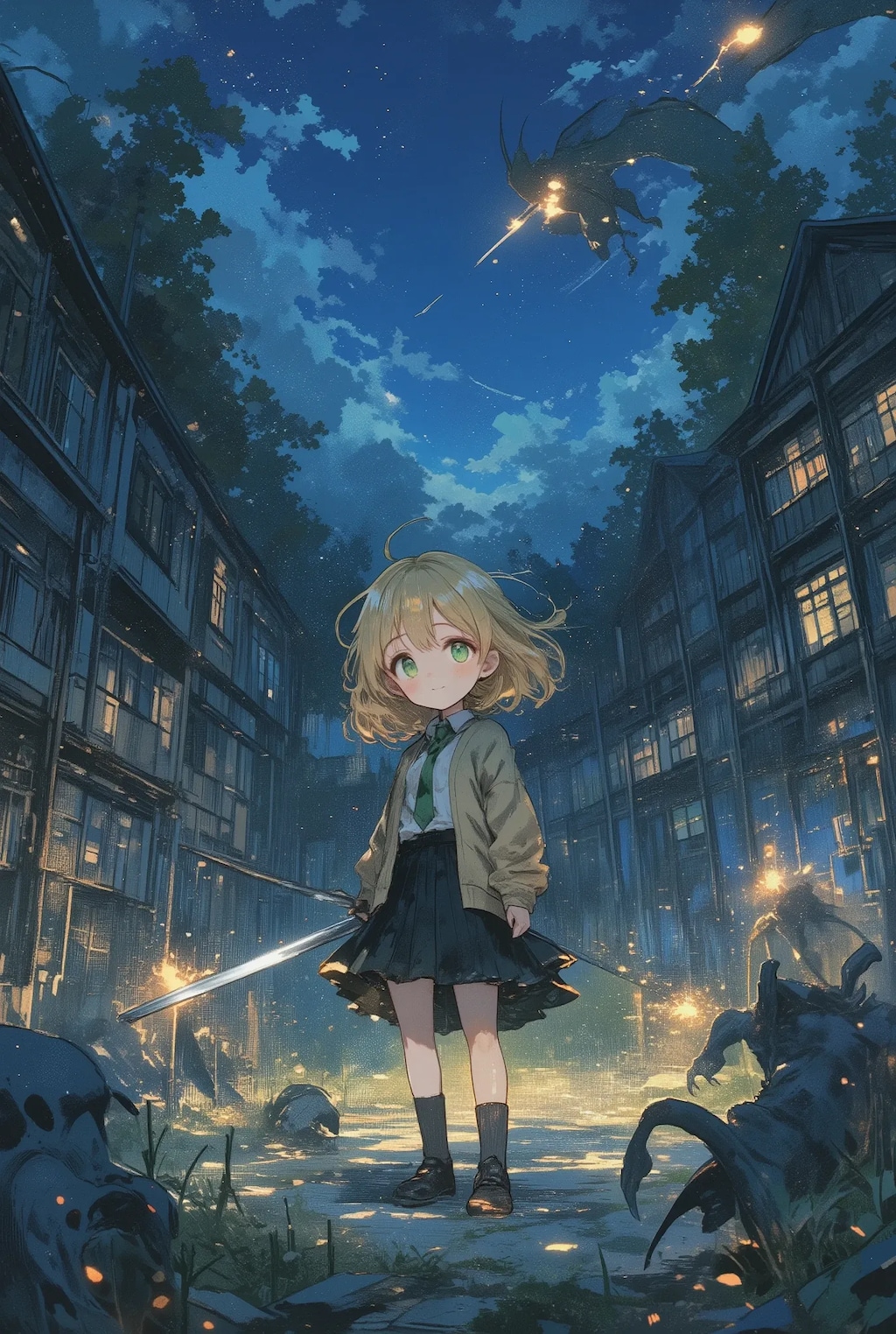 魔物を狩る沙也ちゃん