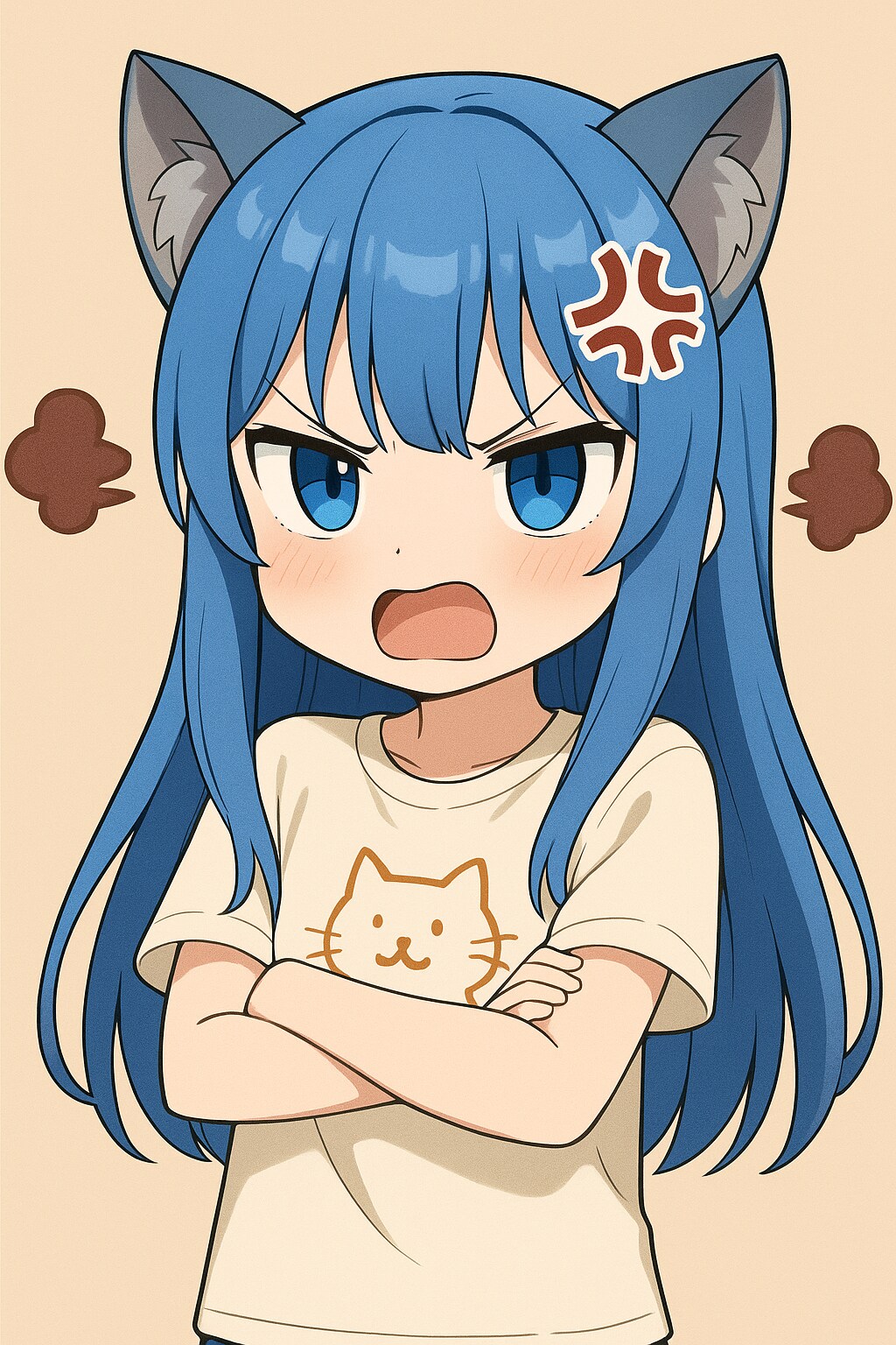 わたしはおこっている！ | の人気AIイラスト・グラビア