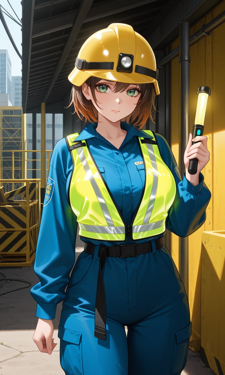 よその娘、桝 琴音　工事現場 | の人気AIイラスト・グラビア