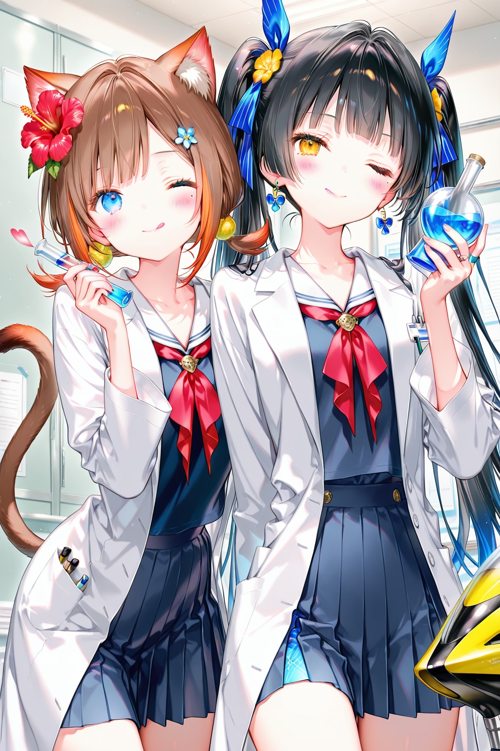 ちちぷい投稿企画のサイエンスを葵ちゃんで生成したら❗️ | の人気AIイラスト・グラビア