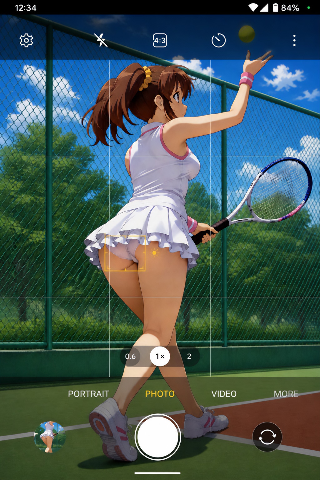 テニス部のあの娘
