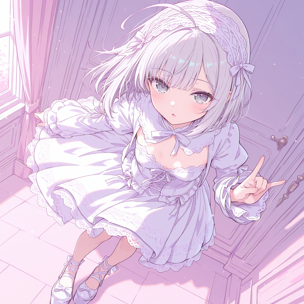 純白のゴスロリ