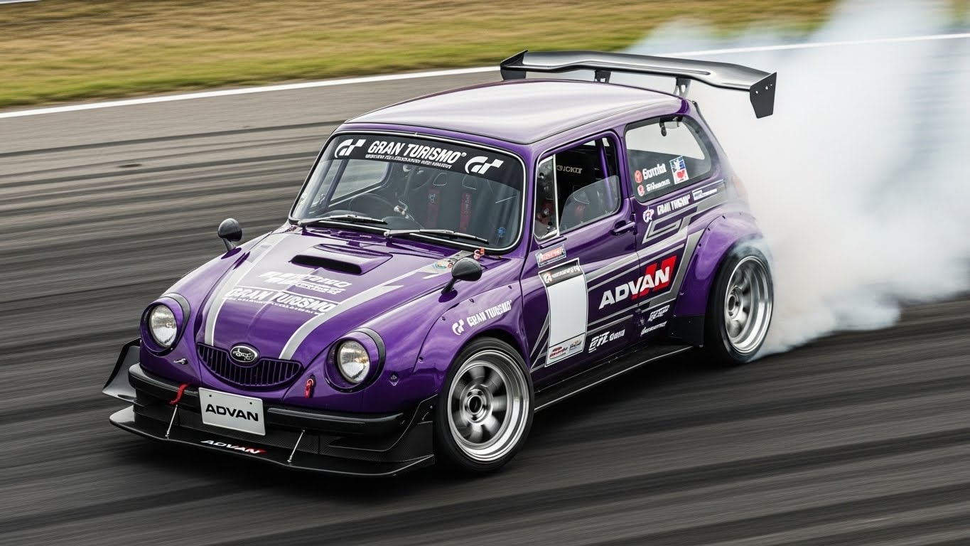 グランツーリスモスバル360のドリ車 | の人気AIイラスト・グラビア