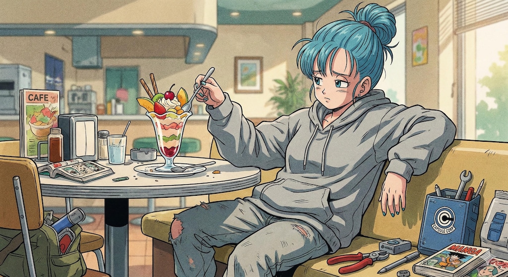 初代ドラゴンボールEDのブルマのイラストはかわいいと思う