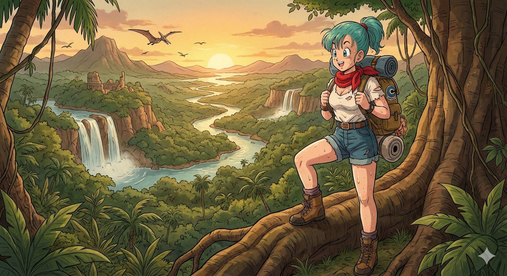 初代ドラゴンボールEDのブルマのイラストはかわいいと思う