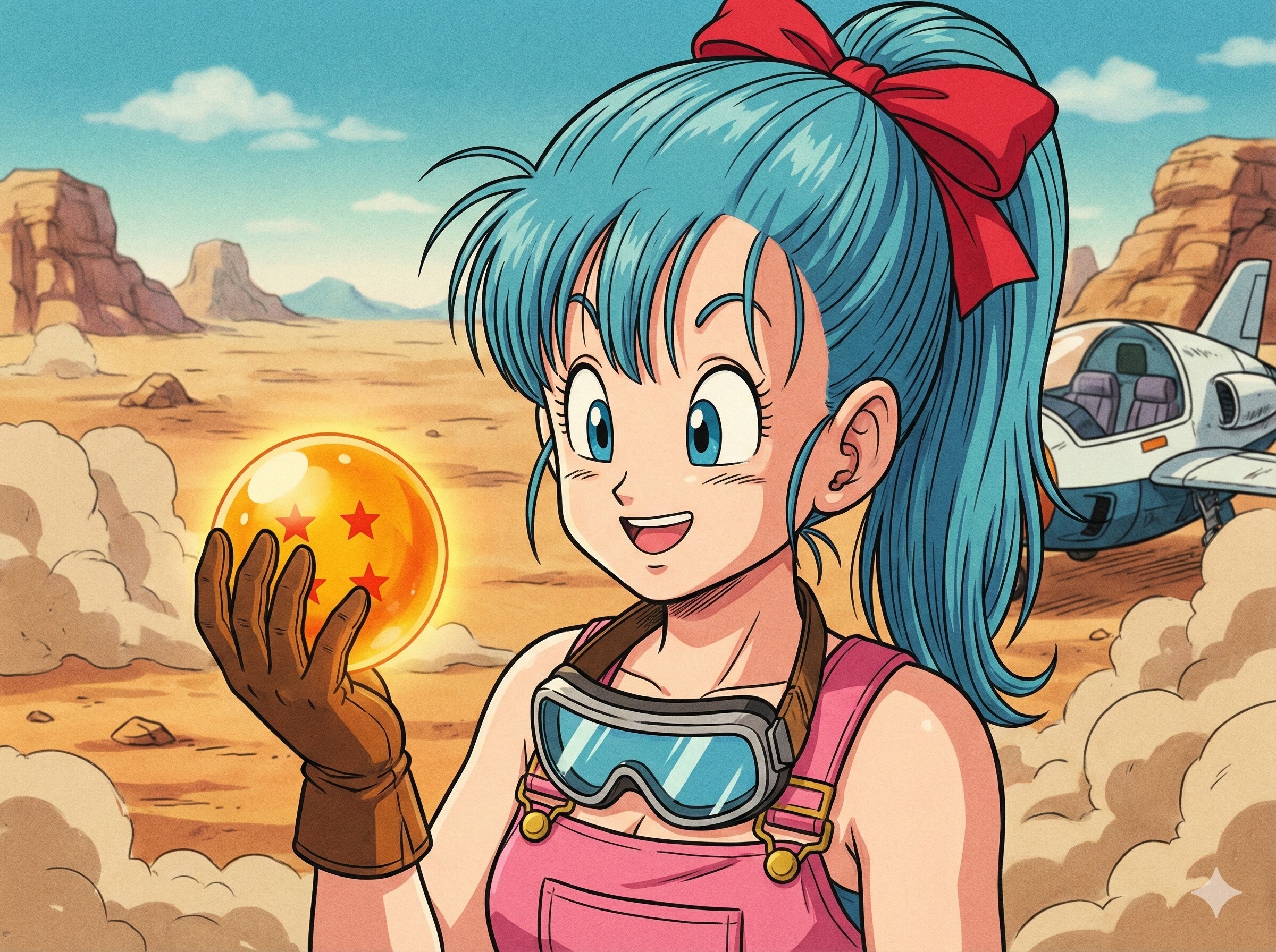 初代ドラゴンボールEDのブルマのイラストはかわいいと思う | の人気AIイラスト・グラビア