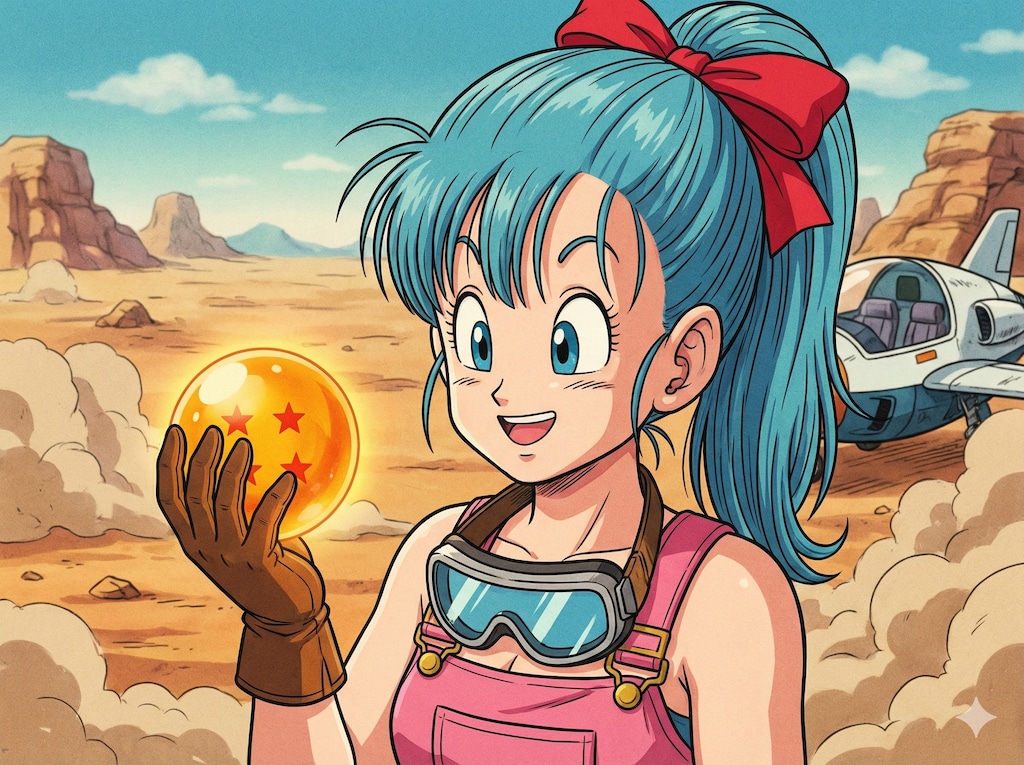 初代ドラゴンボールEDのブルマのイラストはかわいいと思う