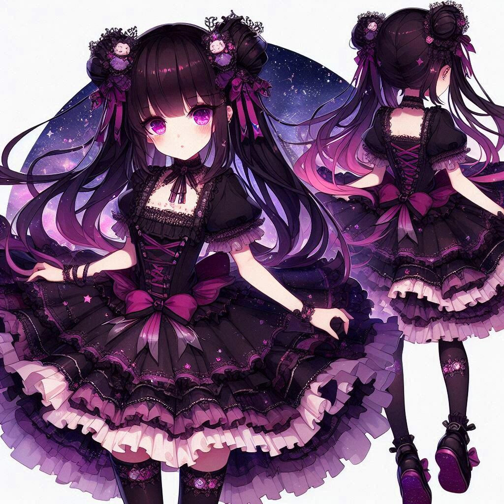 長髪な、黒ゴスなうちの子★その1-2(11枚)