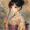 傘と少女 2 5枚目