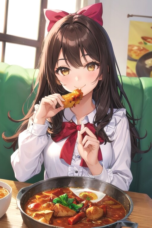 カレーうまうまっ♡なごみちゃん♡