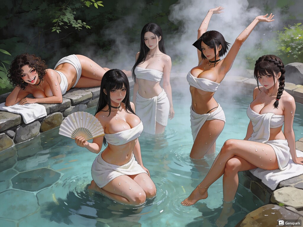 【露天風呂】グラビアアイドル(設定)