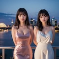 横長ポートレート（二人）No.4 9枚目