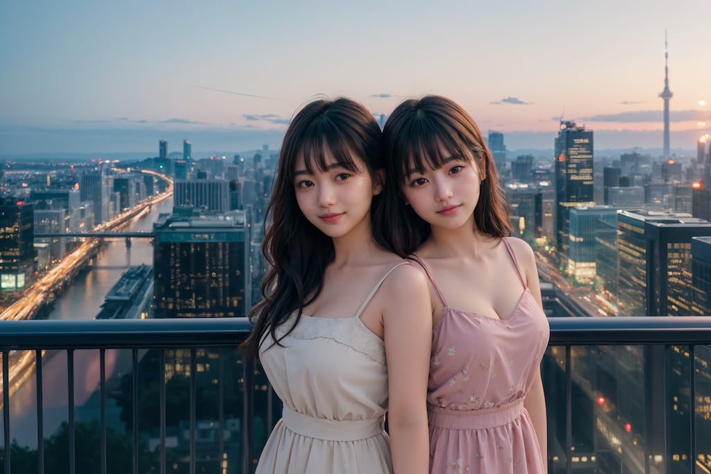 横長ポートレート（二人）No.4