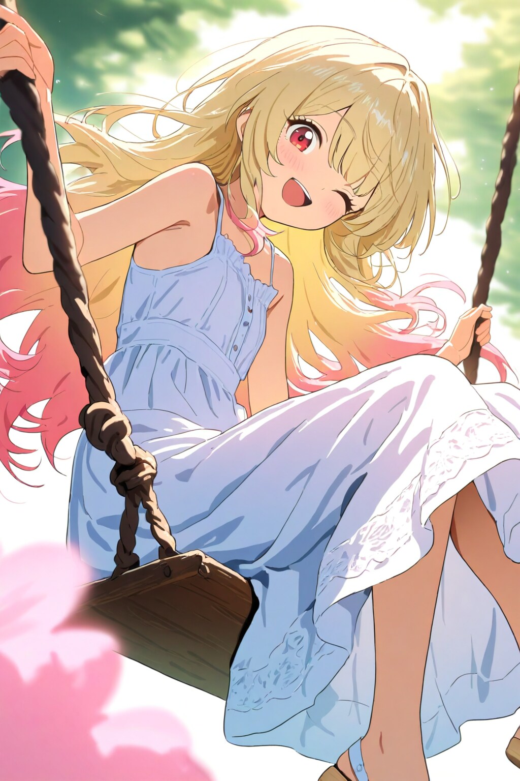 ブランコgirl | の人気AIイラスト・グラビア