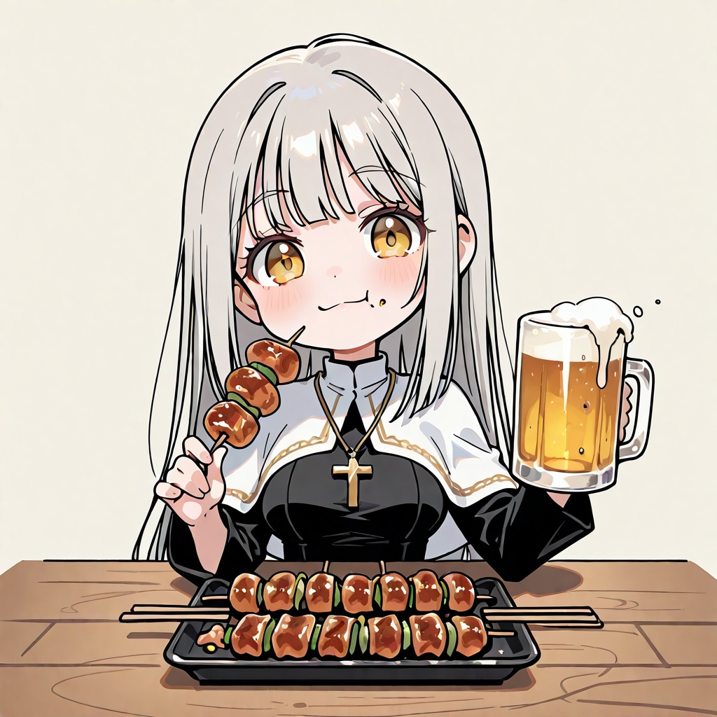 ビールと串焼きジルリィちゃん