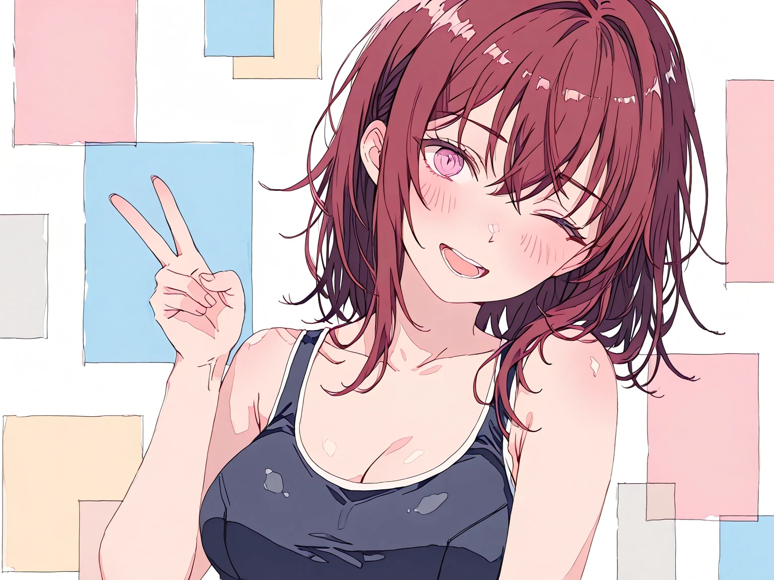 赤い髪の女の子