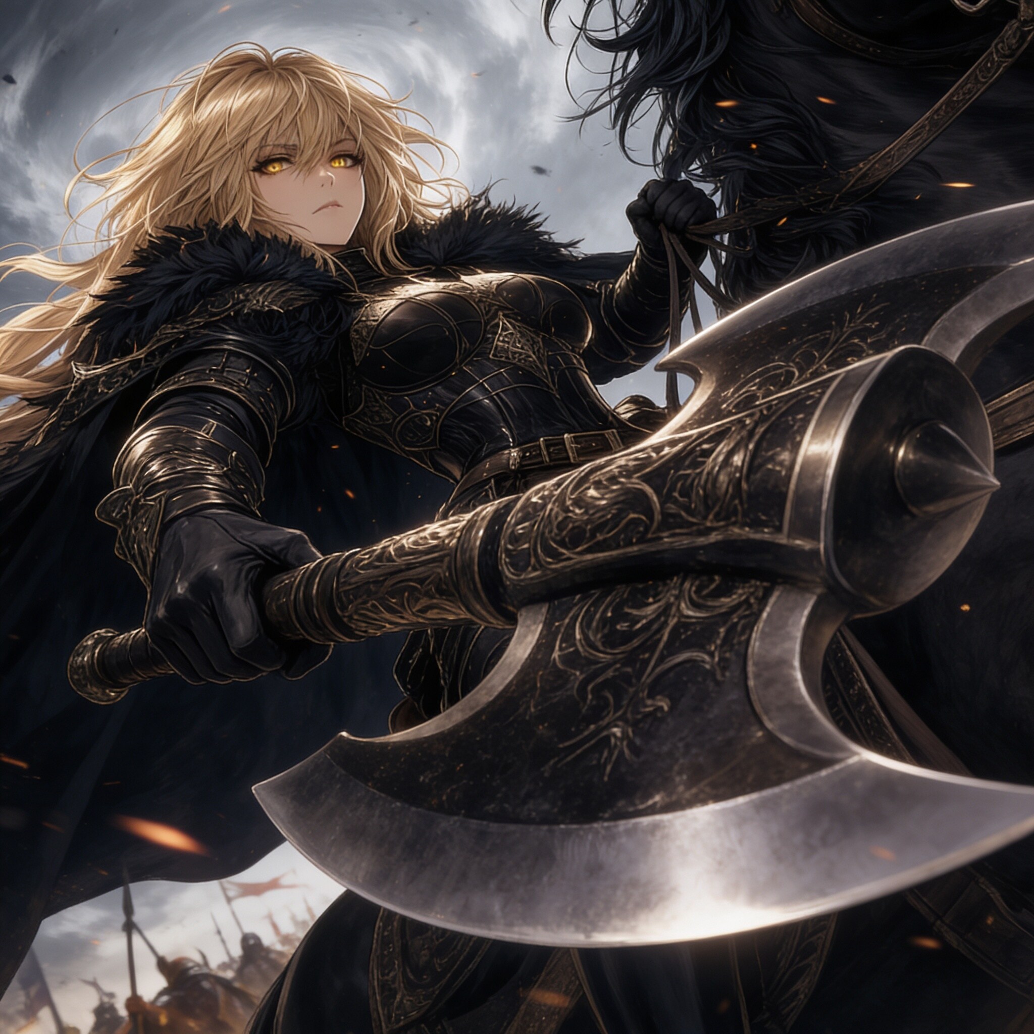ブロンドの女騎士さん978