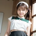 緑の服の受付嬢 2 4枚目